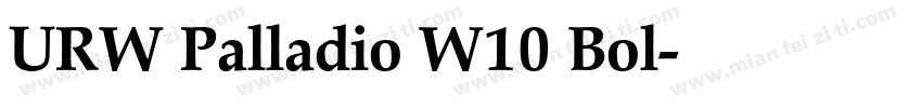 URW Palladio W10 Bol字体转换